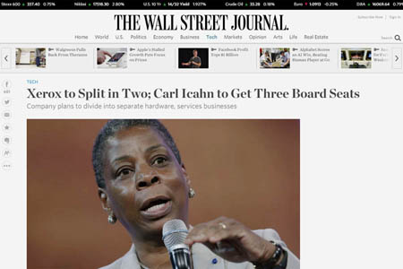 Xerox Chief Executive Ursula Burns 